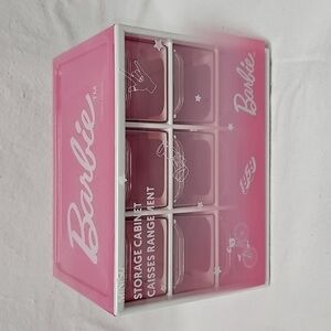 Barbie Collection 9 Drawer Case Storage Cubbie Cabinet Office Organizer